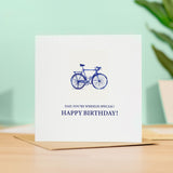 Birthday Card For Dad Cycling Themed Birthday Card For Cycling Lover Birthday Card For Dad Who Likes Bicycles and Bikes