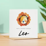 Personalised Children's Birthday Card Lion Childs Birthday Card Cute Lion Birthday Card For Kids Customisable Birthday Card For Children