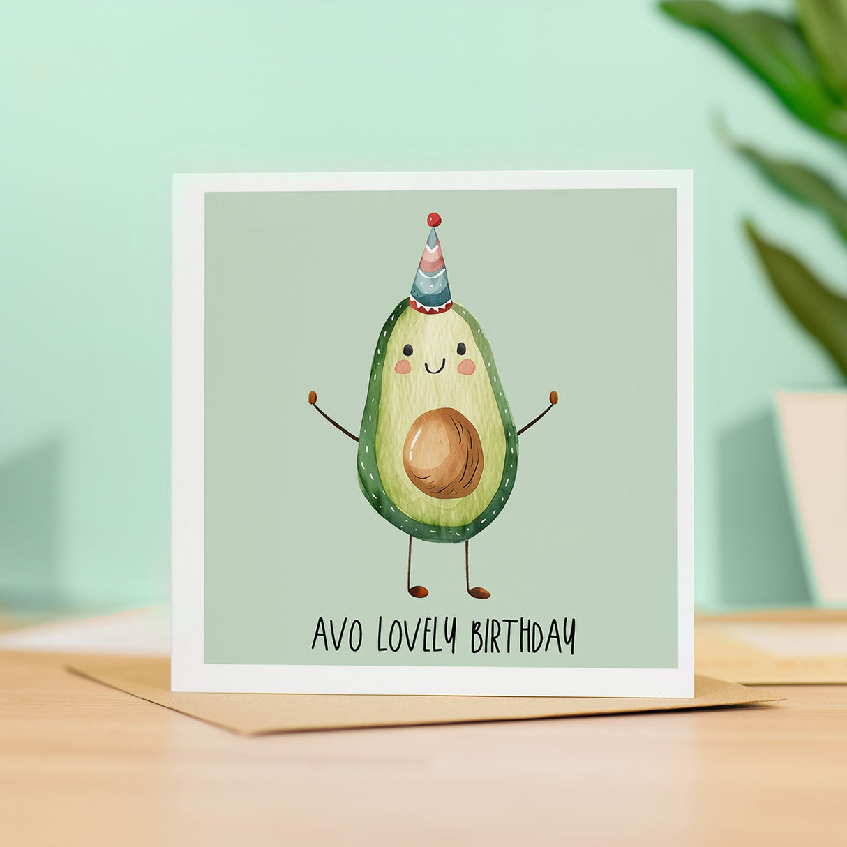 Birthday Card for Her Boyfriend Girlfriend Friend Cute Avo Lovely Anyone