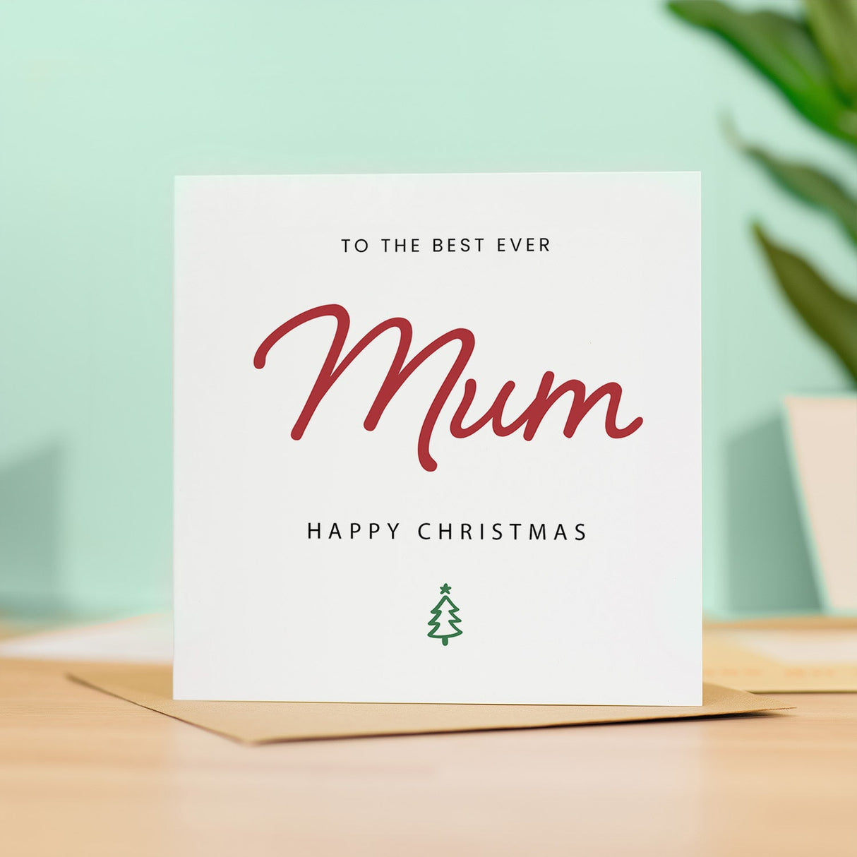 Christmas Card For Mum Xmas Card For Mum Best Mum Ever Christmas Card