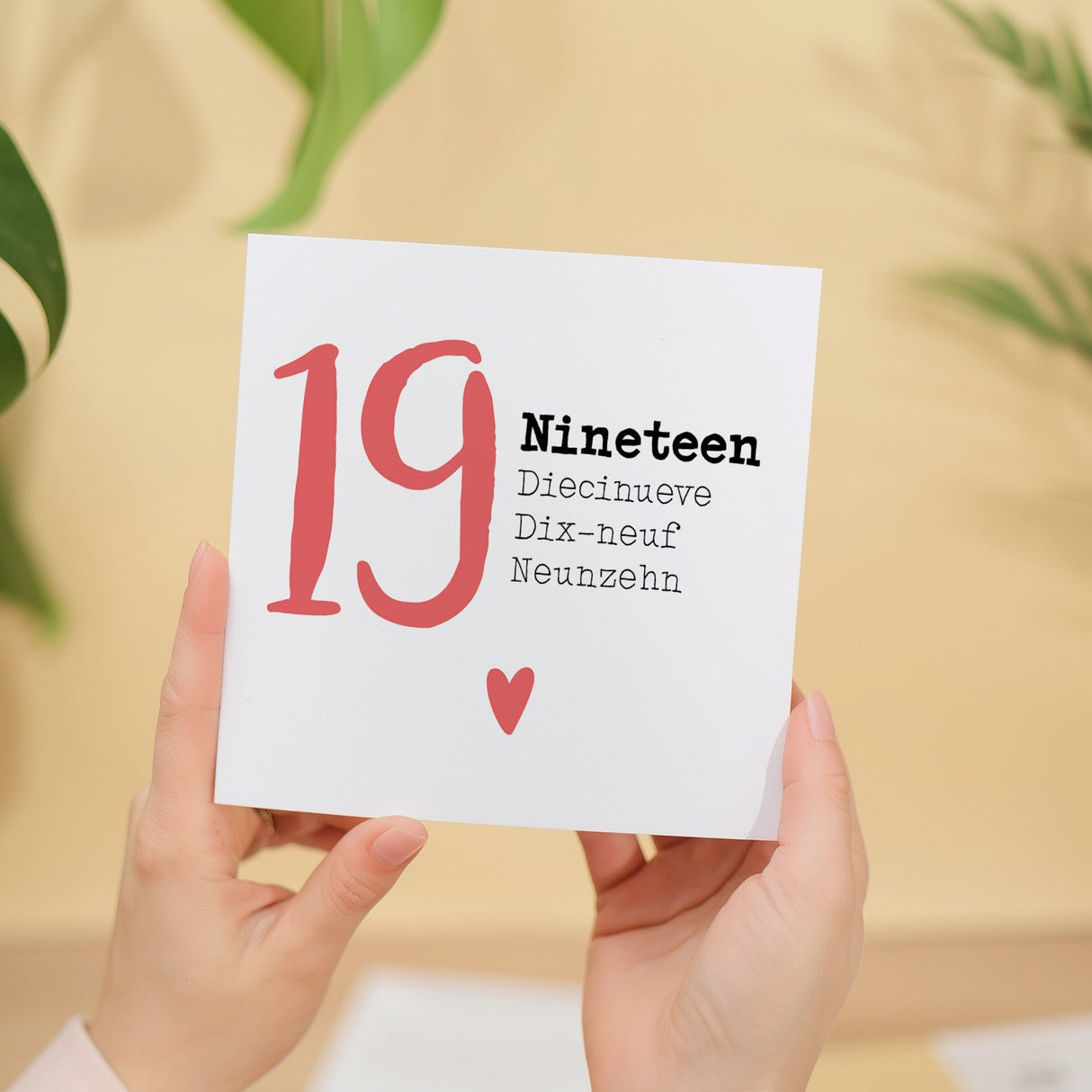 19 Year Anniversary Card 19 Year Card For Husband 19th Anniversary Card For Wife Anniversary Card For Boyfriend or Girlfriend 19 Year Card