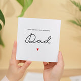 Dad Birthday Card For Him, Wonderful Dad Birthday Card, Birthday Gift For Dad, Dad Birthday Gift, From Child