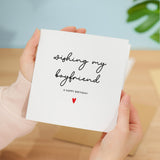 Boyfriend Birthday Card For Him, Special Boyfriend Birthday Card, Birthday Gift For Boyfriend, Boyfriend Birthday Gift, From Girlfriend