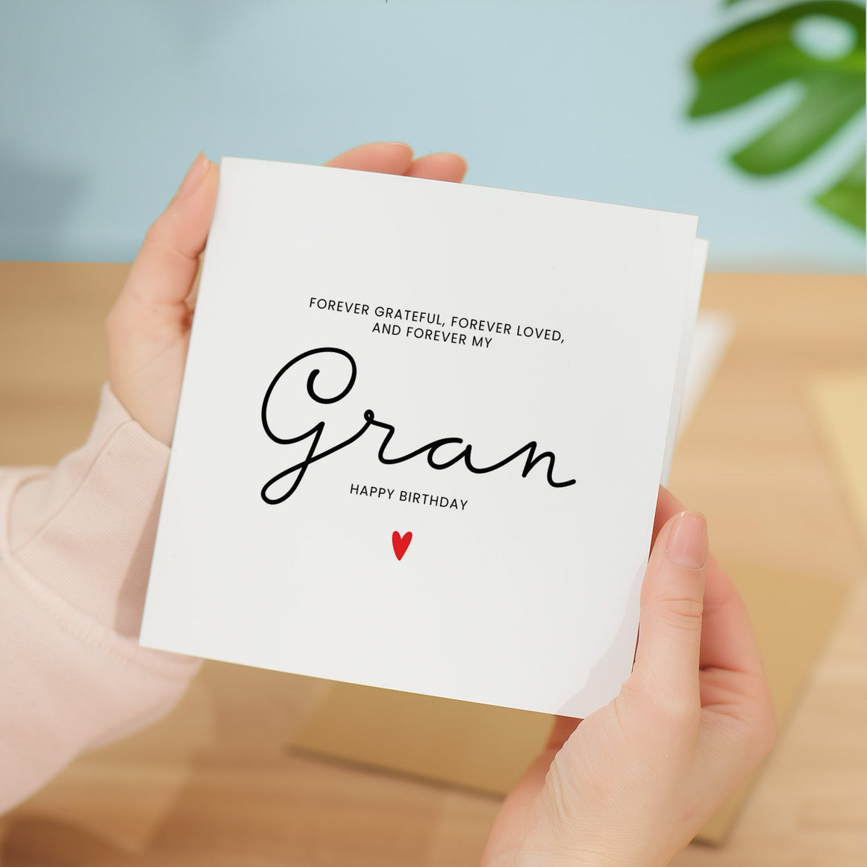 Gran Birthday Card For Her, Forever Loved Gran Birthday Card, Birthday Gift For Gran, Gran Birthday Gift