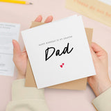 Birthday Card For Dad Happy Birthday Card For Dad Simple Birthday Card For Amazing Dad Love Hearts Birthday Card