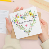 Mother's Day Card For Mum Happy Mother's Day Mothers Day card Mothering Flower Wreath Mother's Day Card For Mom Mommy Mum Mummy