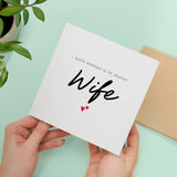 Birthday Card For Wife Happy Birthday Card For Wife Simple Birthday Card For Amazing Wife Love Hearts Birthday Card