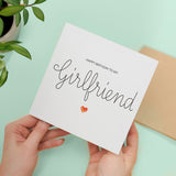 Girlfriend Birthday Card Romantic Card for Girlfriend Love Greeting Card Special Girlfriend Birthday Gift Heartfelt Message Card for Her