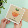 Anniversary Card for Her Girlfriend Husband Still Looking Peachy Cute Card