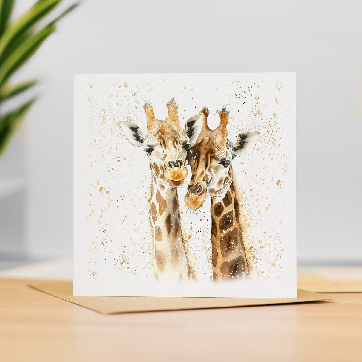 Anniversary Card For Husband or Wife Anniversary Card For Boyfriend or Girlfriend Cute Giraffes Wedding Anniversary For Couple