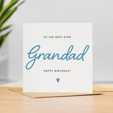 Birthday Card For Grandad Happy Birthday Card For Grandad Best Grandad Ever Card Birthday Card For Grandad