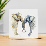 Anniversary Card For Wife Anniversary Card For Husband Boyfriend or Girlfriend Anniversary Card For Him or Her Elephants