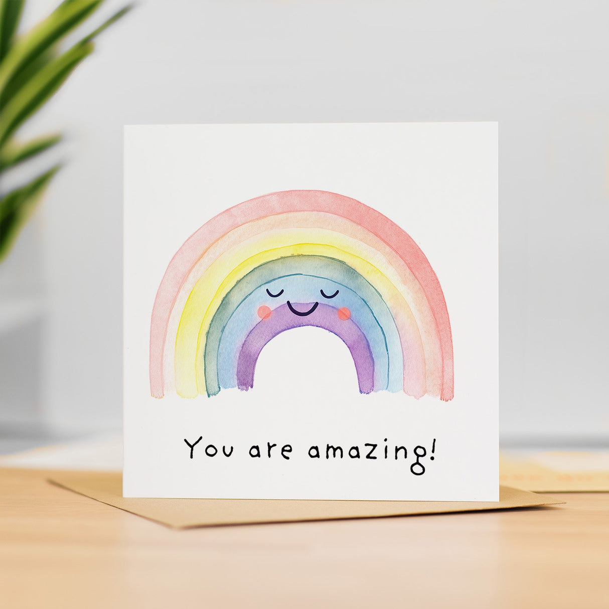 Anniversary Card Or Birthday Card For Boyfriend or Girlfriend Rainbow You Are Amazing Cute Card For Wife Love Card For Husband