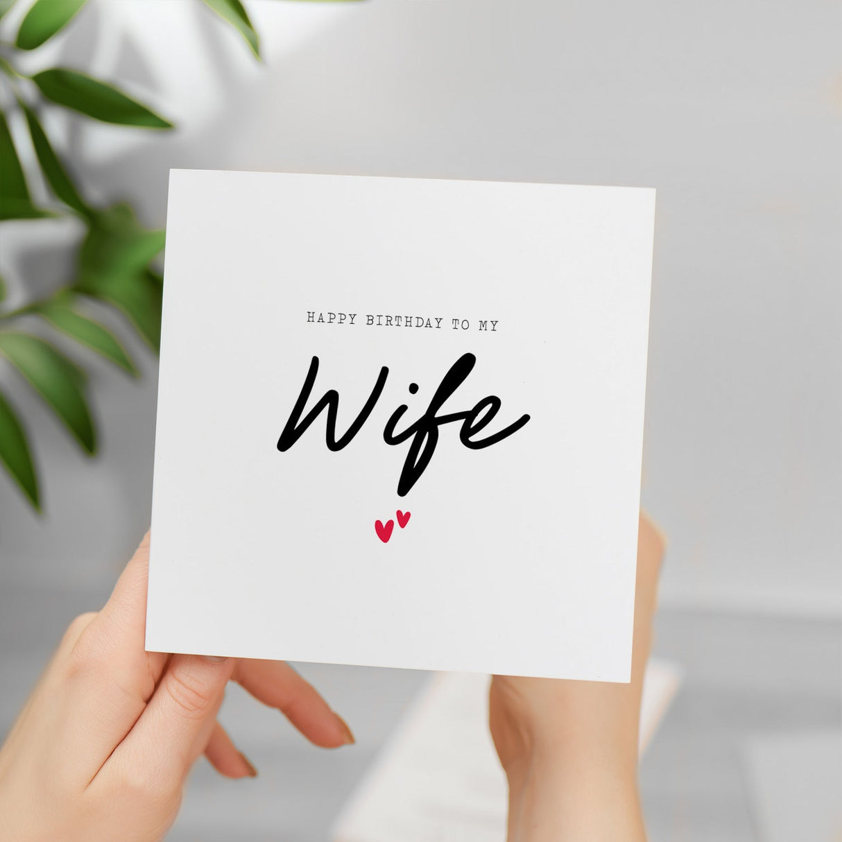 Birthday Card For Wife Happy Birthday Card For Wife Simple Birthday Card For Wife Love Hearts Birthday Card For Wife