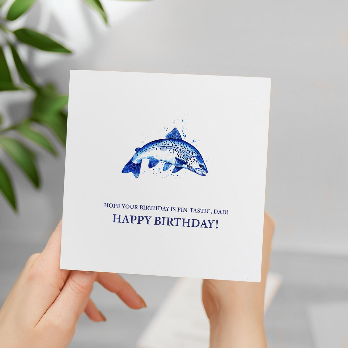 Birthday Card For Dad Fishing Themed Birthday Card For Fishing Lover Birthday Card For Dad Who Likes Fishing