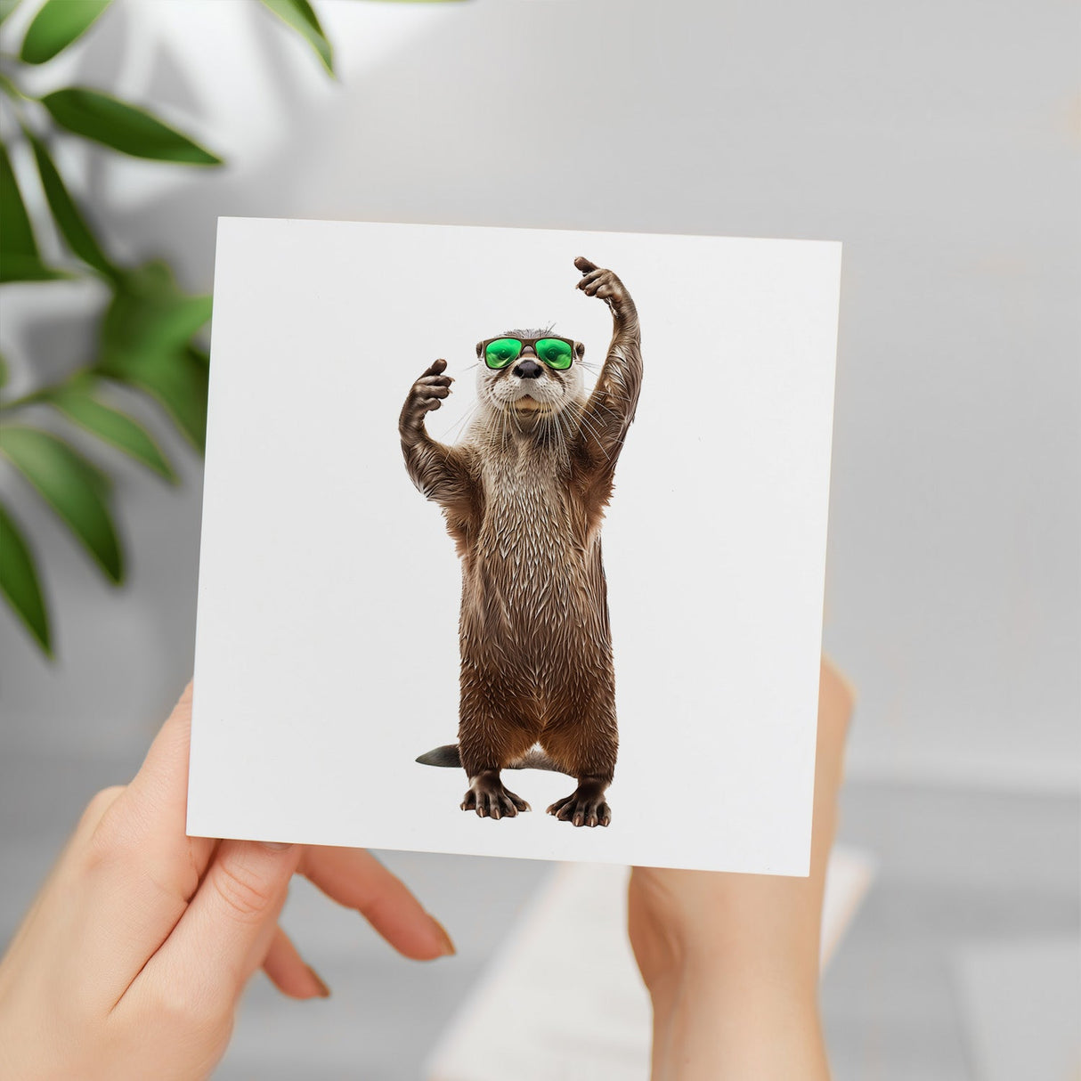 Birthday Card for Him Birthday Card For Brother or Son Birthday Card For Sister or Daughter Fun Birthday Card Of A Otter With Sunglasses