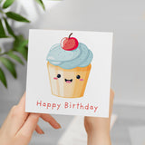 Birthday Card for Her Birthday Card For Sister or Mum Birthday Card For Friend Cute Cake Birthday Card For Him Birthday Card For Anyone