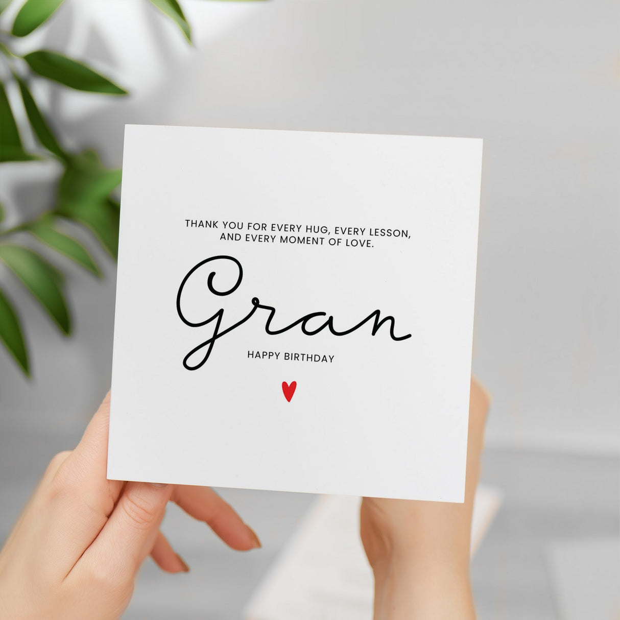 Gran Birthday Card For Her, Thank You Gran Birthday Card, Birthday Gift For Gran, Gran Birthday Gift